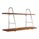 Solid oak wall shelf