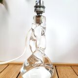Twisted crystal lamp foot 1960