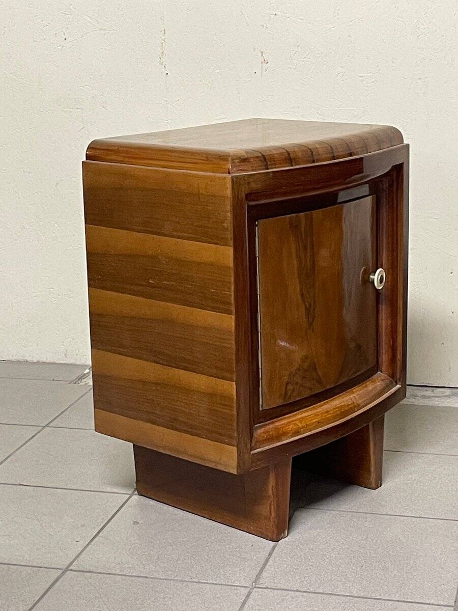 Comodini Art Déco, Italia, anni '30, set di 2
