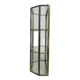 Vitrine miniature laiton verre, étagère