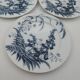 3 Brown Westhead Moore field flowers dinner plates