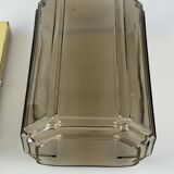 1960s/70s Wall Lamp Glashütte Limburg Germany Glass & Metal Age Design