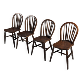 Ensemble de 4 chaises de salle à manger Windsor