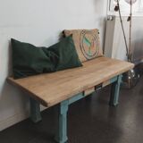 Small solid wood bench/coffee table