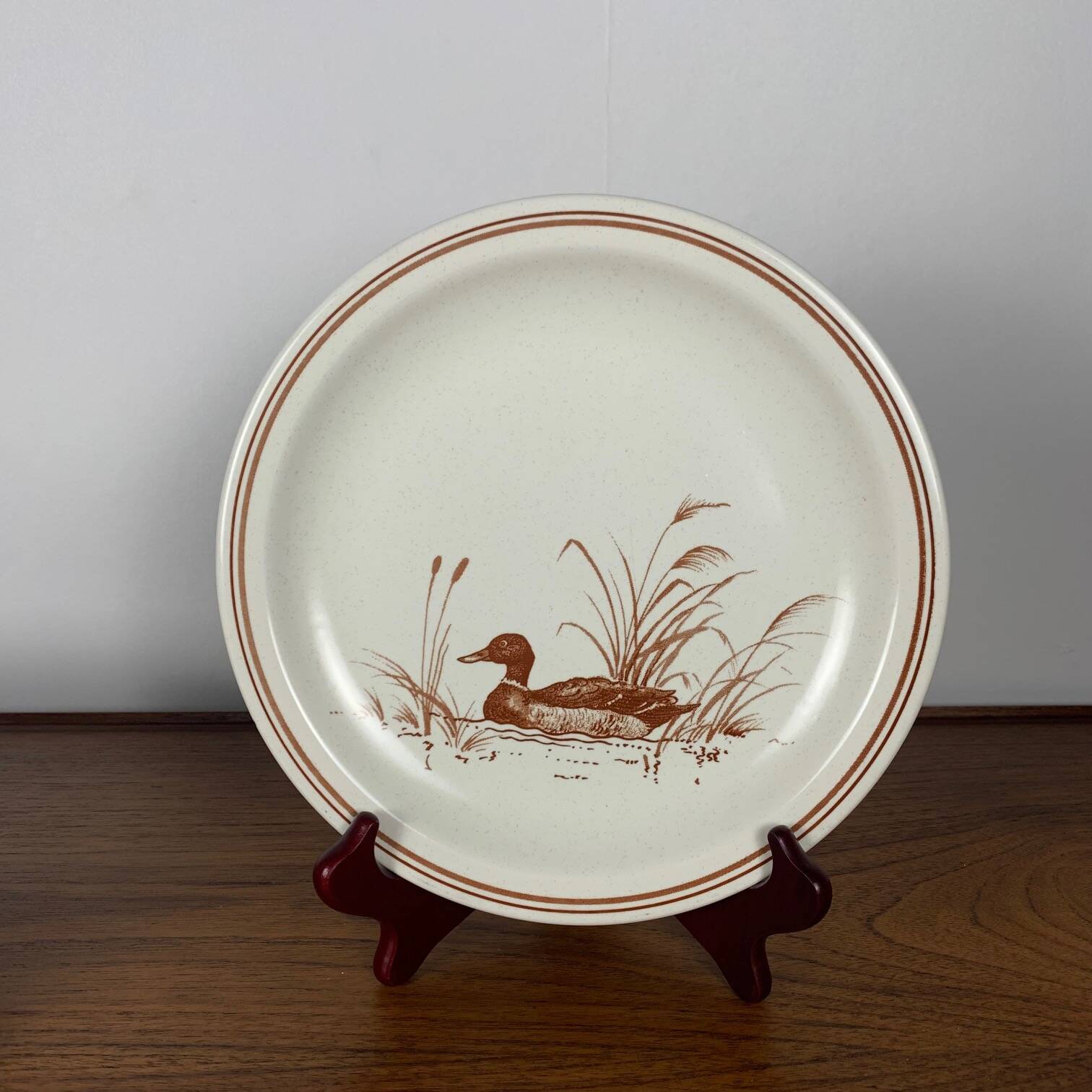 Set of 6 Vintage Churchill England Dinner Plates – Duck Motif