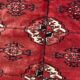 Nice big vintage carpet Bokhara handmade 200x282 cm