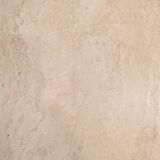 Table basse ronde en travertin par Up & Up, Italie 1970