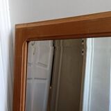 70' Scandinavian solid wood mirror
