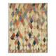 Handwoven Turkish Rustic 243 cm x 310 cm Multicolor Wool Carpet