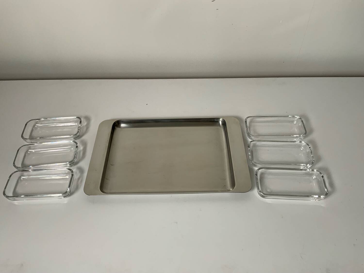 70s designer aperitif tray