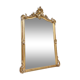 Napoleon III period fireplace mirror in gilded louis XV style wood
