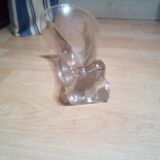 Art Deco style glass vase from the 50s