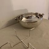 Christofle silver metal caviar service