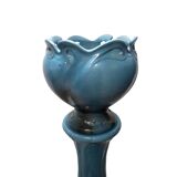 Art Nouveau Ceramic Flower Pot On A Column, early 1900s