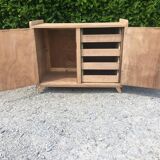 Parisian buffet feet compass raw wood