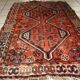 Tapis Antique Shiraz en Laine, Début du XXe Siècle, Élégance Historique