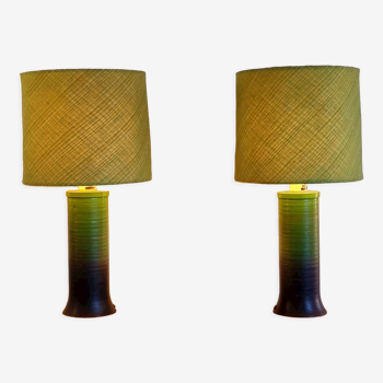 Paire lampes 1970