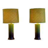 Paire lampes 1970
