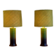 Paire lampes 1970