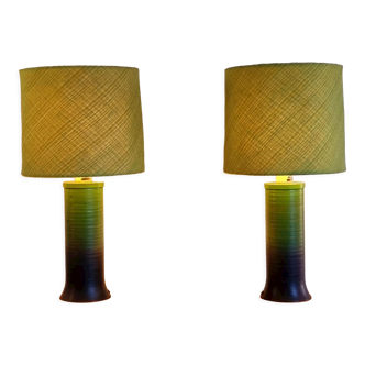Paire lampes 1970
