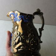 Decanter decoration relief, in jersey ceramic, nineteenth