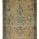 One-of-a-kind turkish handwoven vintage rug - rustic vintage charm 290x 171