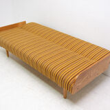 Canapé pliant du milieu du siècle, années 1960, Tchécoslovaquie