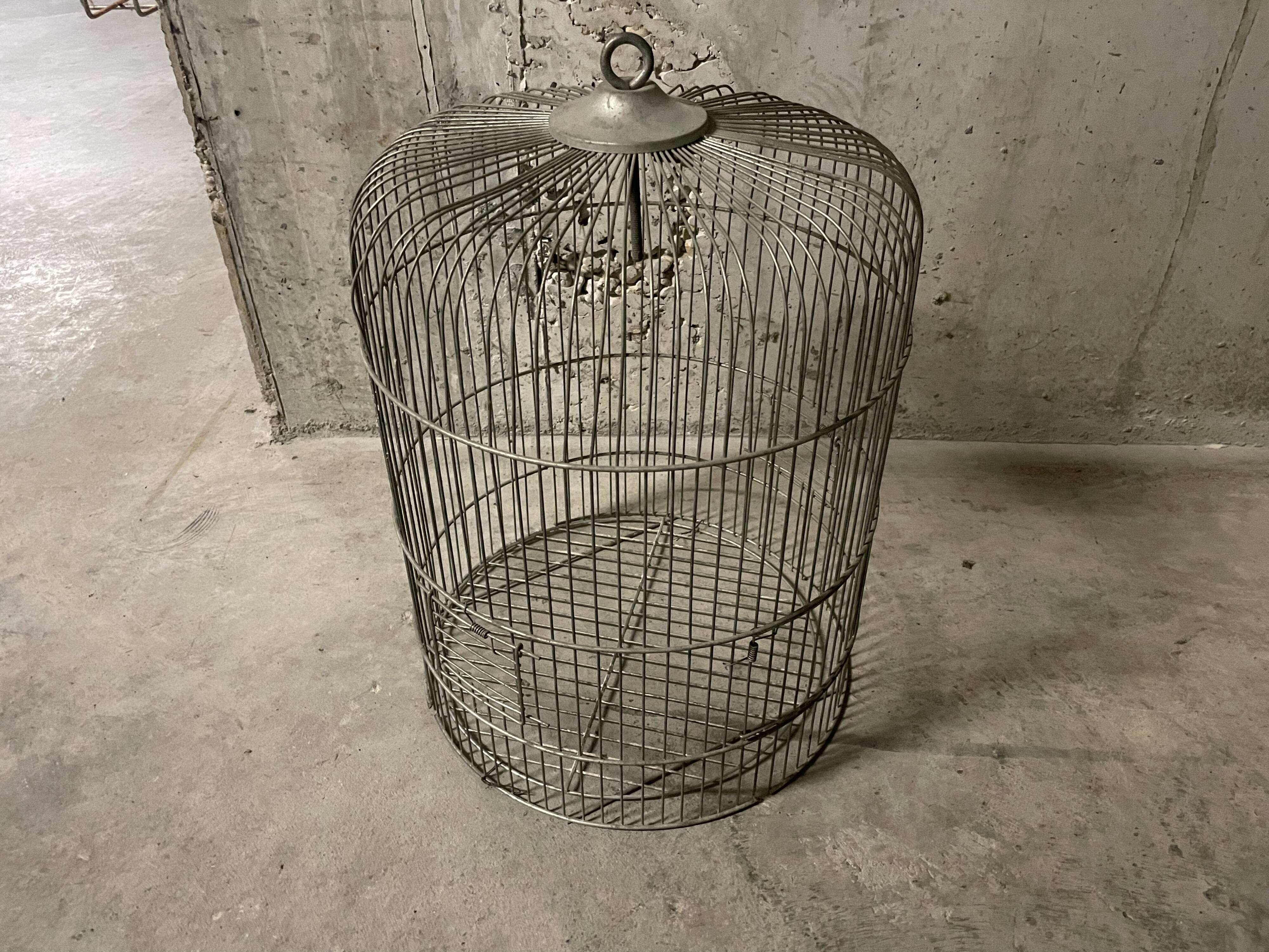 50s bird cage