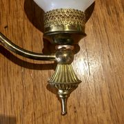 Pair of brass sconces