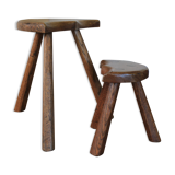 Vintage tripod stools