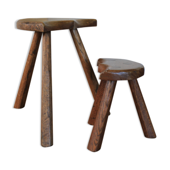 Vintage tripod stools