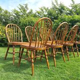 Set of 8 Baumann bistro chairs