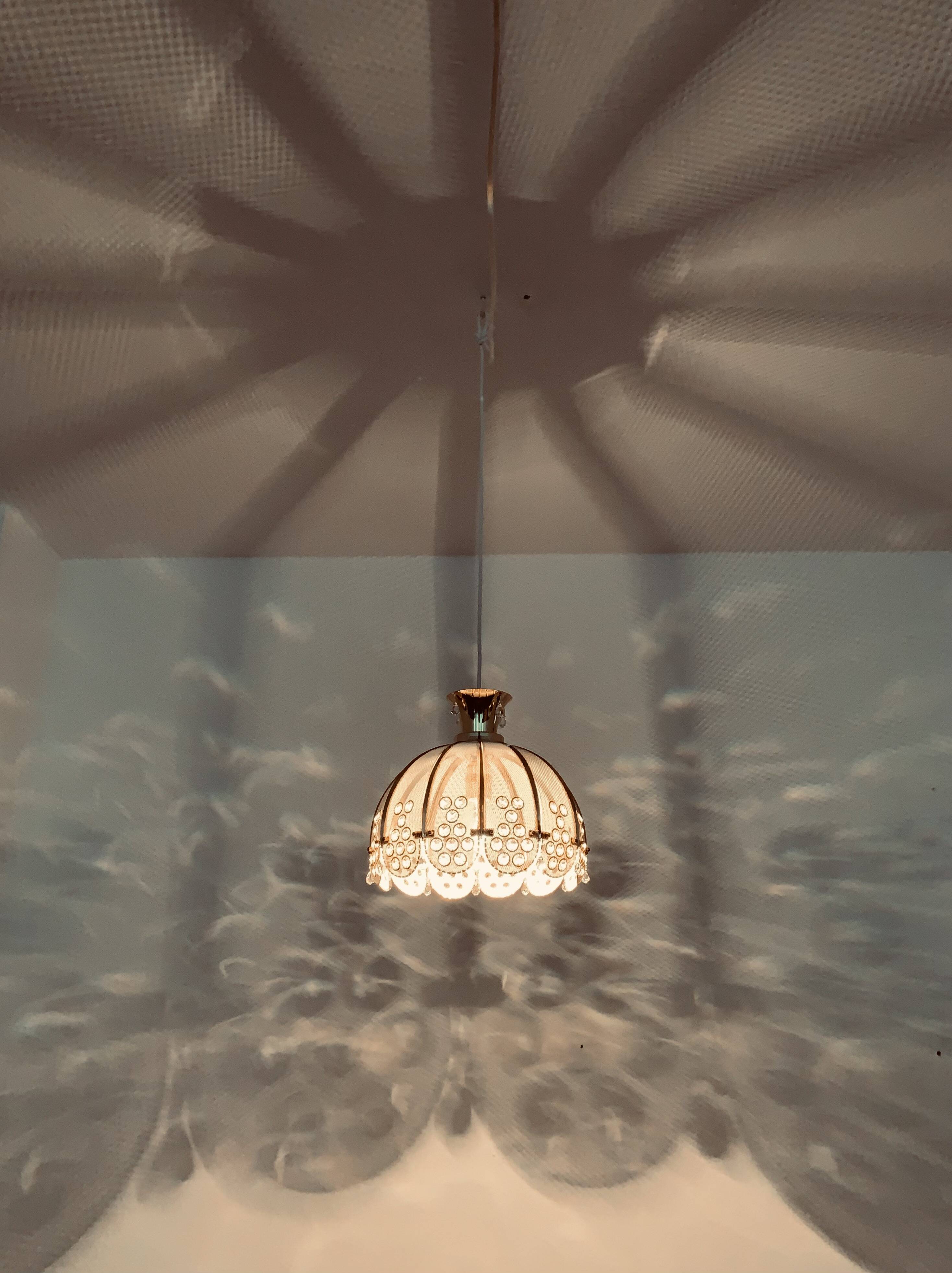 Suspension en verre cristal