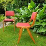 Paire de chaises Boomerang Mid-Century