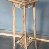 Wood and ceramic side table, 1930