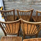 (Lot) 13 Stamped Baumann Chairs