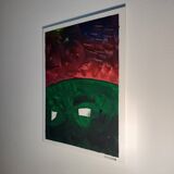 Signed abstract painting
