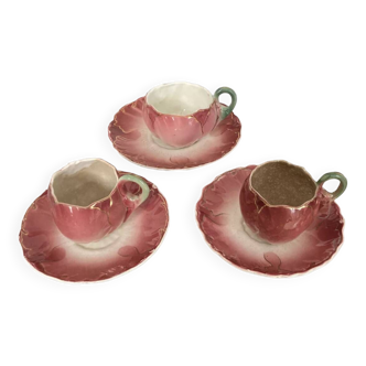 Lunéville keller and guerin pink slip cups.