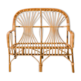 Rattan bench