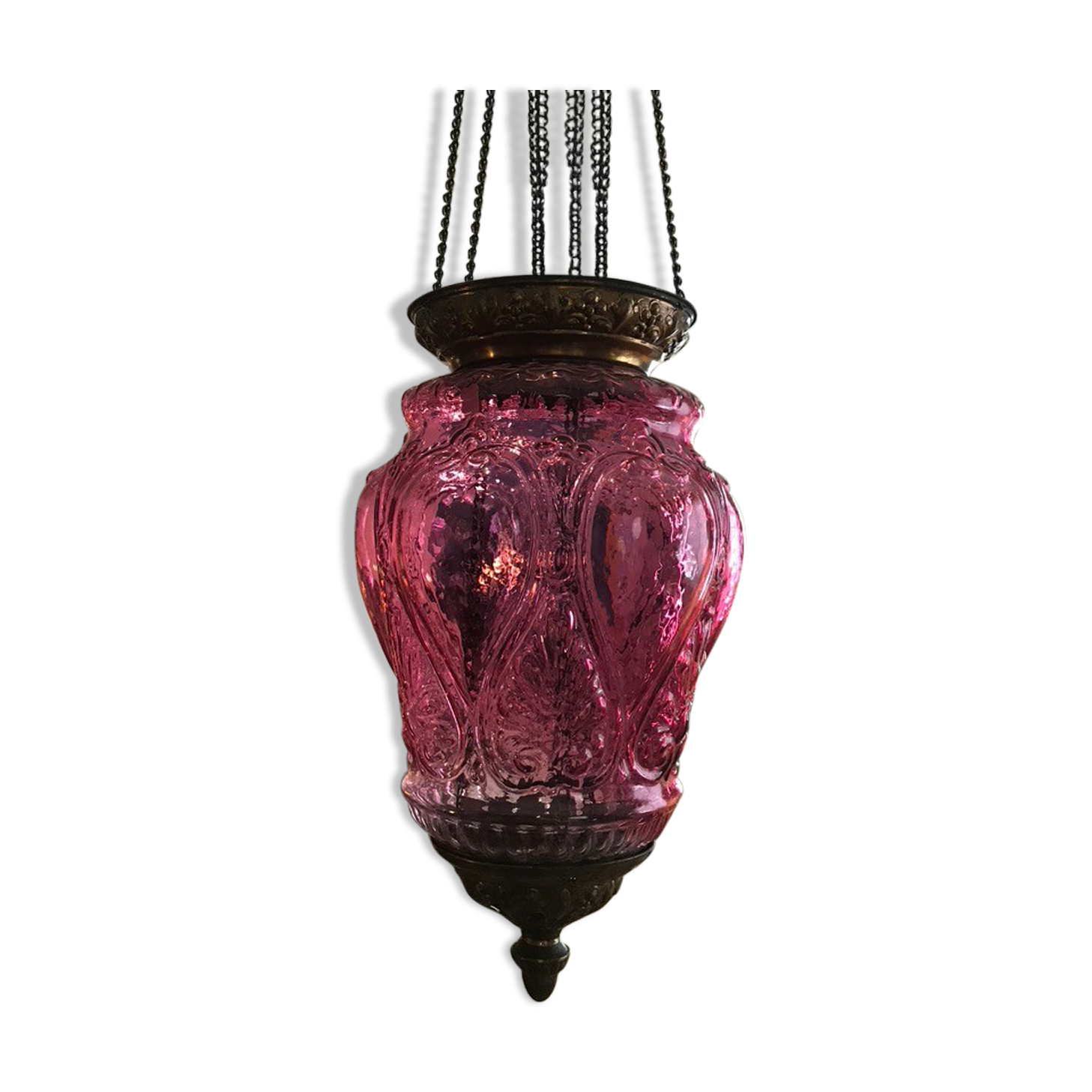 Blown glass suspension XIX