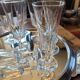 70's Glass Champagne Flutes