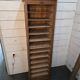 Oak curtain filing cabinet