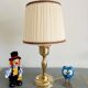 Lampe à poser pied en laiton art nouveau