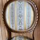 Salon soie et bois style Louis XV