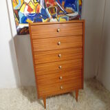 Vintage rag chest of drawers from the 60s stamped S.I.M.M.O.B
