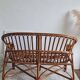 Rattan bench, 1970s