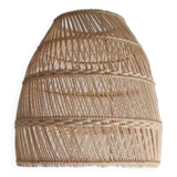 Bell-shaped rattan pendant or lampshade