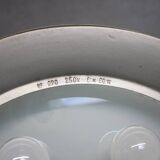 Bauhaus Copper Chandelier UFO by Josef Hurka, Czechoslovakia, 1930s