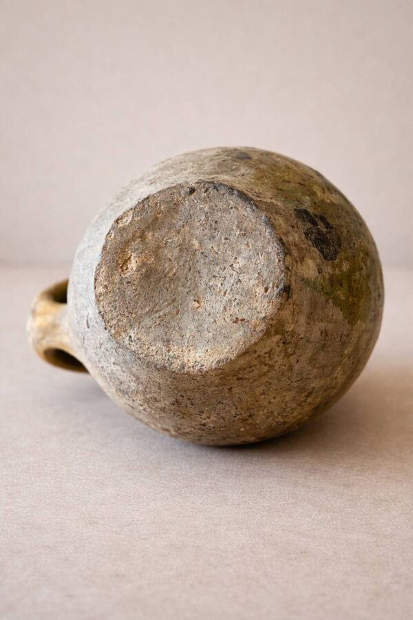 Cruche ancienne en grès émaillé – Europe, XVIIIe / début XIXe siècle