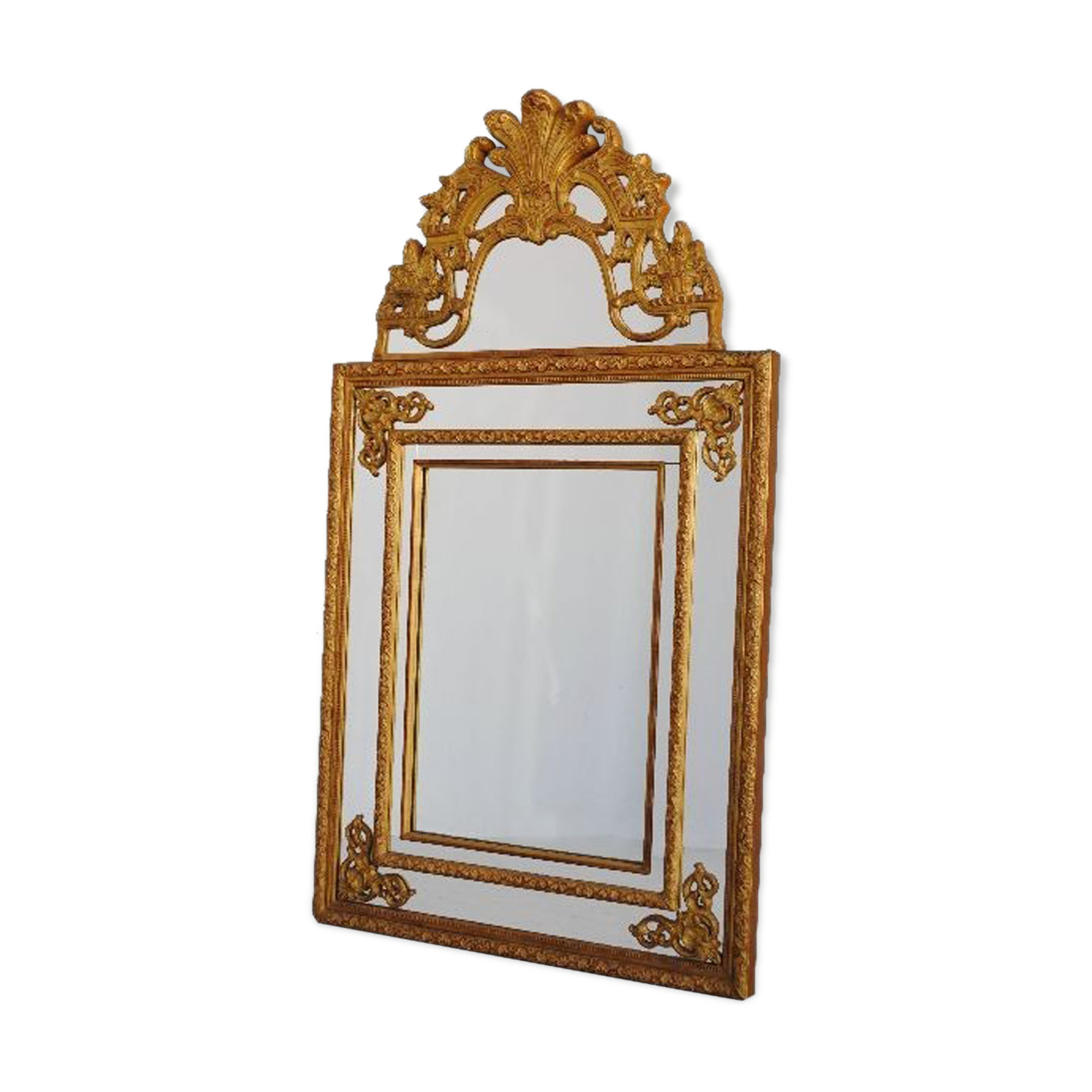 Ice barrier-close Regency gilded wooden